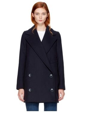 Stella McCartney Navy Edith Coat size 36